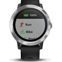 Vivoactive® 3 GPS-smartwatch, sort/sølv