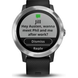 Vivoactive® 3 GPS-smartwatch, sort/sølv