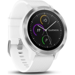 Garmin vívoactive® 3 GPS-smartwatch, hvid/stål