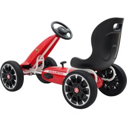 Abarth pedal-Gokart med gummidæk, rød