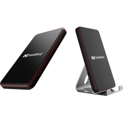 Sandberg Qi trådløs oplader Alu Dock, 10W