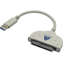Sandberg USB 3.0 Hard Disk Clone kabel, hvid