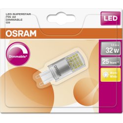 Osram LED Specialpære G9, 3,5W=32W