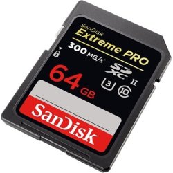 SanDisk Extreme Pro SDXC 64GB - 300MB/s UHS-II
