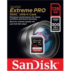 SanDisk Extreme Pro SDXC 64GB - 300MB/s UHS-II