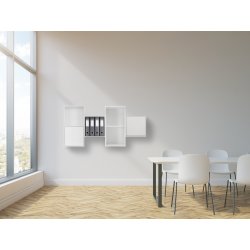 HAVANA reol m/2 rum - Light Grey D.34 inkl. ophæng