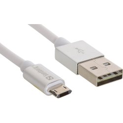 Sandberg reversible MicroUSB (1m)