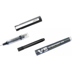 Pilot BegreenHi-tecpoint V5 rollerpen, 0,3mm, sort
