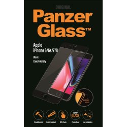 PanzerGlass til iPhone 6/6S/7/8, Jet Black
