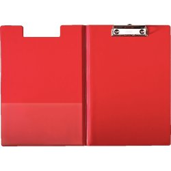 Esselte clipboard med forside A4, rød