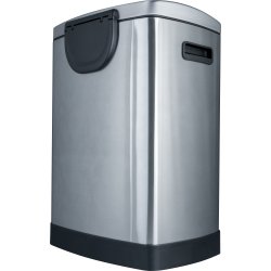 Pedalspand 50 L, mat stål