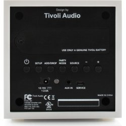 Tivoli Audio CUBE transportabel højttaler, hvid
