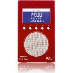 Tivoli Audio Pal+ DAB+/FM/BT radio, glossy red