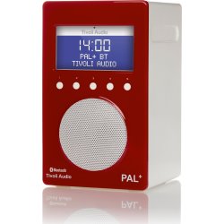 Tivoli Audio Pal+ DAB+/FM/BT radio, glossy red