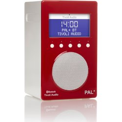 Tivoli Audio Pal+ DAB+/FM/BT radio, glossy red