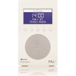 Tivoli Audio Pal+ DAB+/FM/BT radio, glossy white