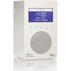 Tivoli Audio Pal+ DAB+/FM/BT radio, glossy white