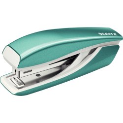 Leitz WOW Mini hæftemaskine, isblå metallic