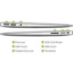 Brugt Apple Macbook Air 13,3"Refurb 256GB sølv (B)