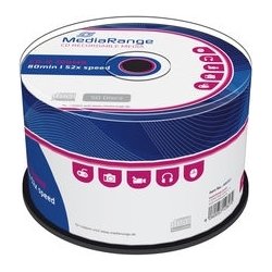 MediaRange CD-R 700MB/80min 52x spindel, 50 stk