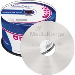 MediaRange CD-R 700MB/80min 52x spindel, 50 stk