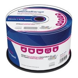 MediaRange CD-R 700MB/80min 52x printable, 50 stk