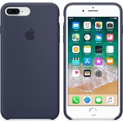 Apple iPhone 8/7 Plus silikone cover, midnatblå