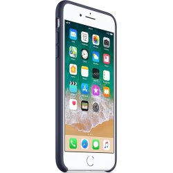 Apple iPhone 8/7 Plus silikone cover, midnatblå