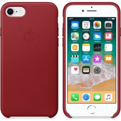 Apple iPhone 8/7 Leather Case, (PRODUCT)RED
