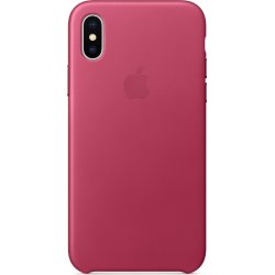 Apple iPhone X Leather Case, Pink