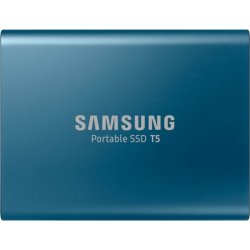 Samsung T5 ekstern SSD harddisk 250GB, blå