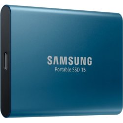 Samsung T5 ekstern SSD harddisk 250GB, blå