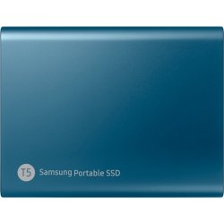 Samsung T5 ekstern SSD harddisk 250GB, blå