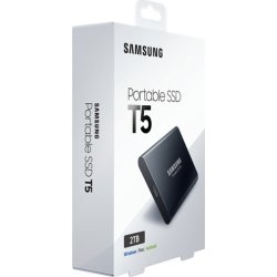 Samsung T5 ekstern SSD harddisk 2TB, sort