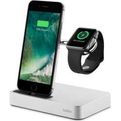 Belkin Dockstation, Apple Watch og iPhone, sølv
