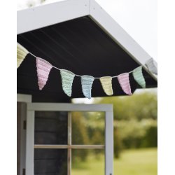 PLUS legehus m/terrasse ubeh. nåletræ 134x134+58cm