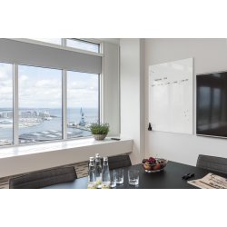 NAGA magnetisk glastavle, 150x120 cm, pure white