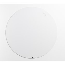 NAGA magnetisk glastavle, Ø100 cm, pure white