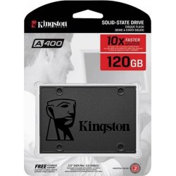 Kingston A400 ekstern harddisk SSD 2.5" - 120 GB