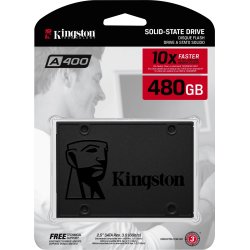 Kingston A400 ekstern harddisk SSD 2.5" - 480 GB
