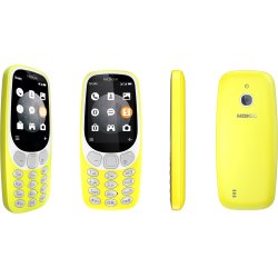Nokia 3310 3G Mobiltelefon, gul
