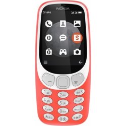Retro Nokia 3310 Mobiltelefon med 3G, rød