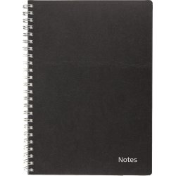 Mayland A5 notesbog, sort, refill