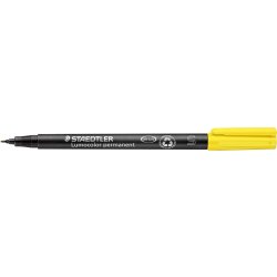 Staedtler Lumocolor 313 Marker S, perm, gul
