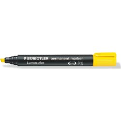 Staedtler Lumocolor 350 Marker skrå, perm, gul