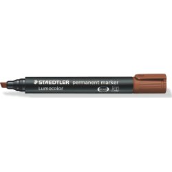 Staedtler Lumocolor 350 Marker skrå, perm, brun