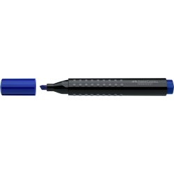 Faber-Castell Grip Marker, skrå spids, 4 stk.