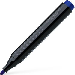 Faber-Castell Grip Marker, rund spids, blå