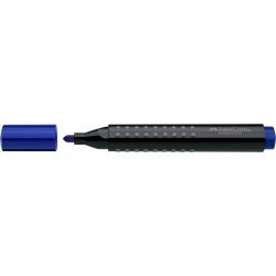 Faber-Castell Grip Marker, rund spids, blå