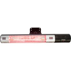 Terrassevarmer vægmodel L 1500 W remote GT